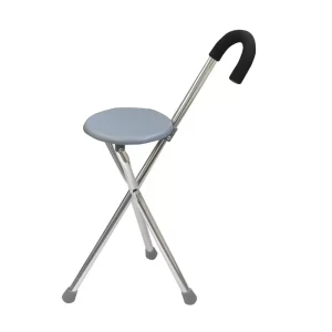 Bastón Asiento Plegable Trípode