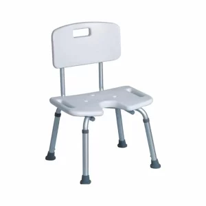 Silla Ducha Aluminio con Respaldo